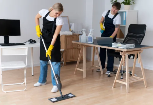 Nettoyage de bureau professionnel à Nurieux-Volognat
